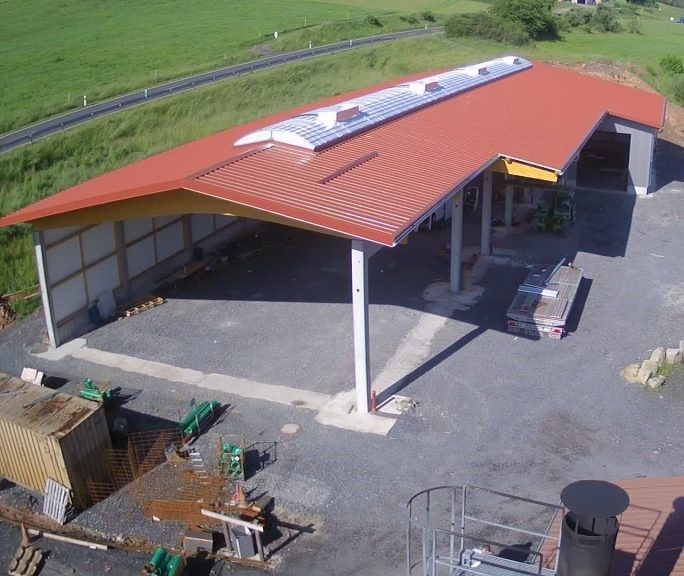 Neubau Produktionshalle in Oberzell
