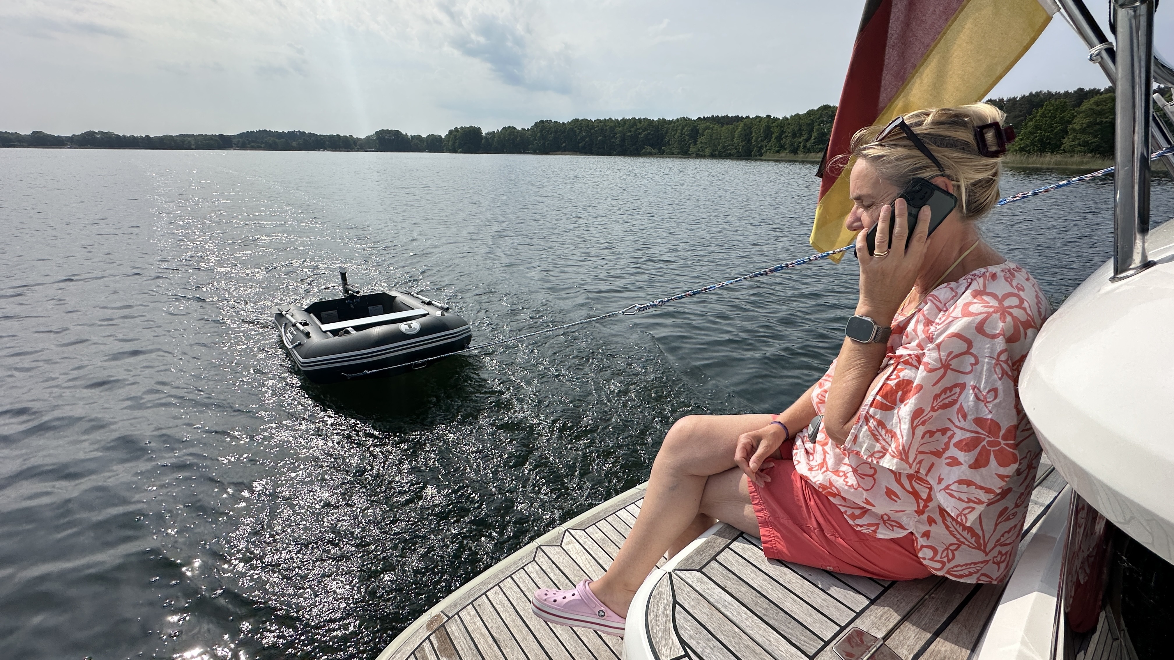 Tenderboot der Marex 320 ACC Zethner See