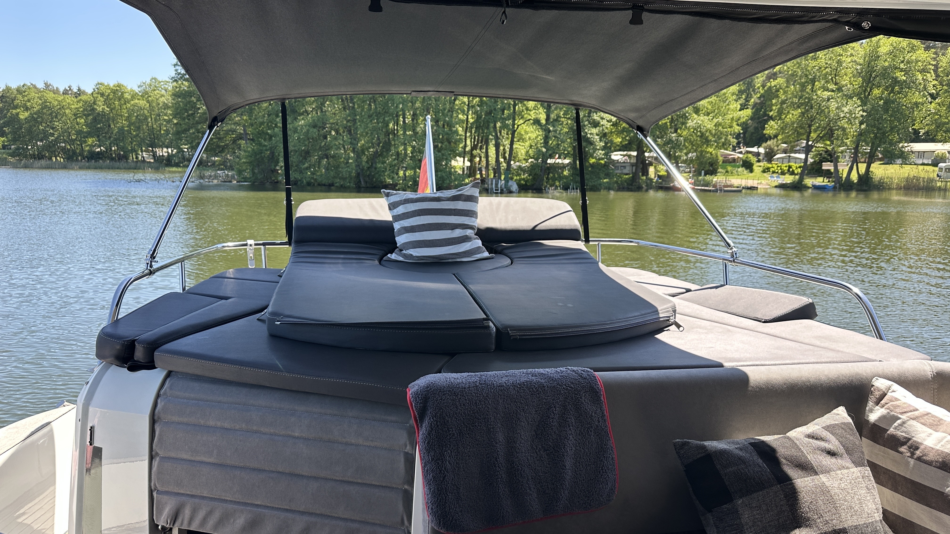 Achterkabine Marex 320 ACC am Schwarzer See