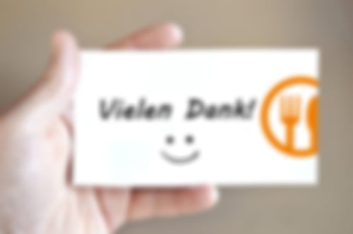 Dankes-Karte an Sponsoren der Tafel im Bergwinkel