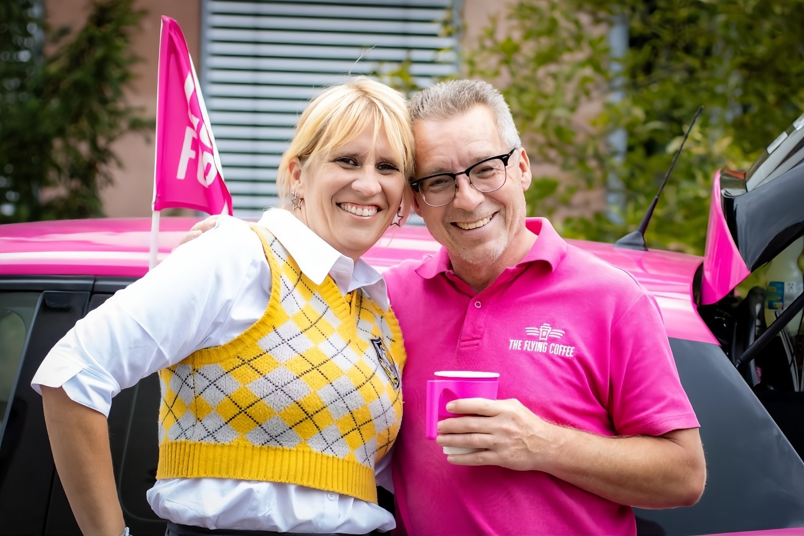 Peter von Flyiing Coffee mit Bianca von Magic Touch