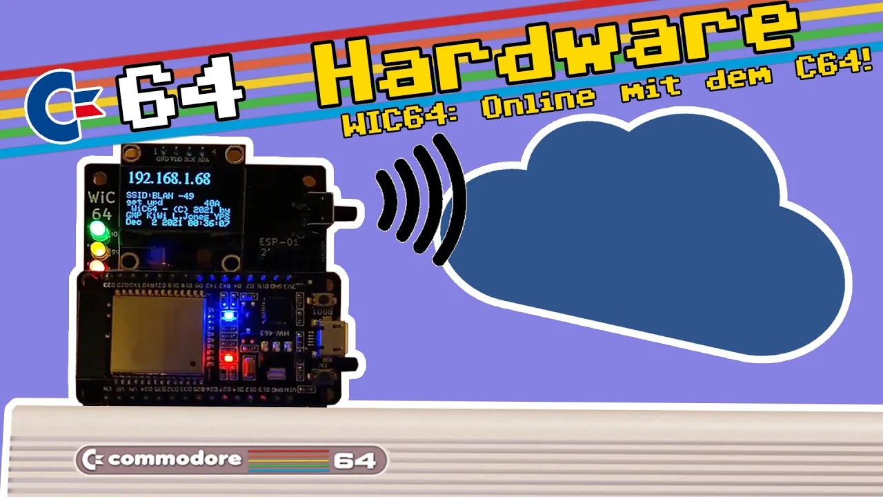 Zum YouTube Video WIC64 - Online mit dem C64
