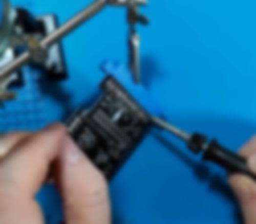 Der Userport-Stecker des WIC64 muss angelötet werden