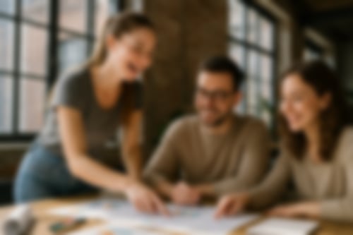 ATEX Leitbild Wert 1 Bild Team im Meeting